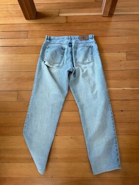 Vintage Calvin Klein light wash 90s easy fit jeans
